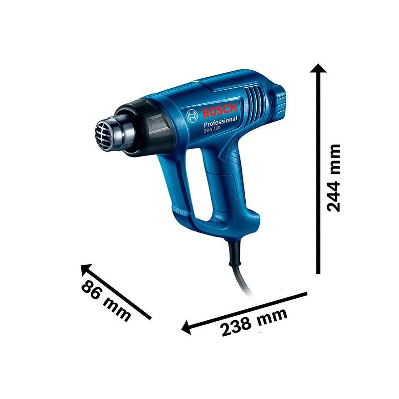 Pistola de calor 1800W 220V GHG 180